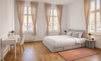 Central Leipzig 2-Bedroom Apartment with Plenty of Space